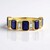 Anello in argento con Zaffiro Blu del Madagascar