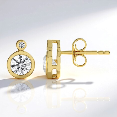 Orecchini in oro con Zircone