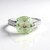 Anello in argento con Ametista Verde (de Melo)