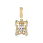 Colgante en plata con Zafiro blanco