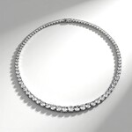 Collana in argento con Topazio Bianco (Adela Silber)