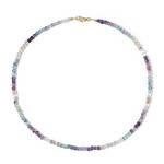 Collana in argento con Fluorite