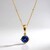 Collier en or et Tanzanite AAA