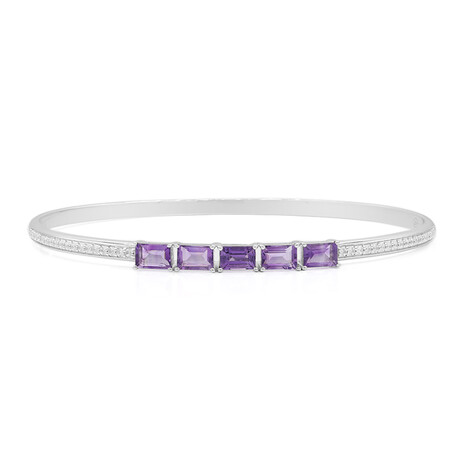 Bracciale in argento con Ametista (Remy Rotenier)