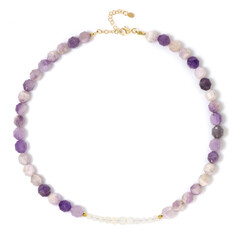Collana in argento con Ametista Rose de France