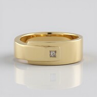 Anillo en plata con Diamante chocolate I3