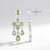 Orecchini in argento con Peridoto