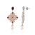 Boucles d'oreilles en argent et Perle blanche de culture d'eau douce (Dallas Prince Designs)