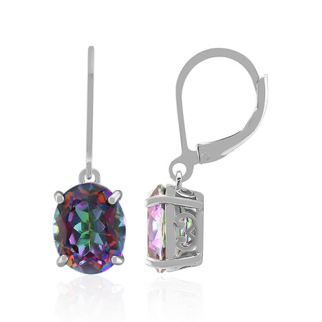 Orecchini in argento con Quarzo Mistico