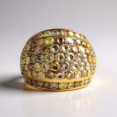 Anello in oro con Diamante Fancy SI2 (CIRARI)