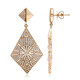 Boucles d'oreilles en or et Diamant SI1 (H) (Nara Jewelry)