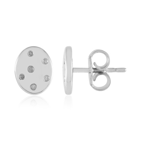 I2 (I) Diamant-Silberohrringe