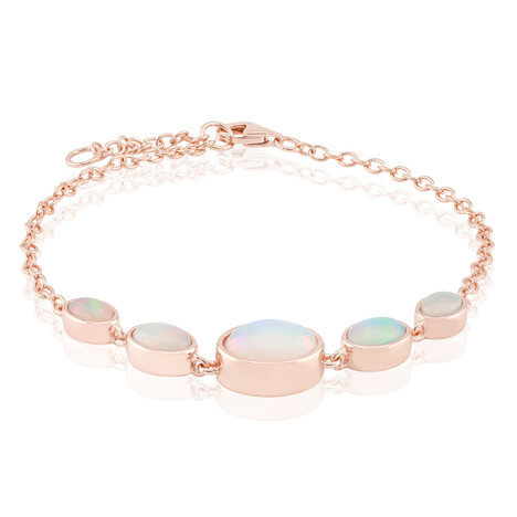 Zilveren armband met een Welo-opaal (Adela Silber)