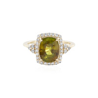 Bague en or et Sphène