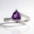 Anello in argento con Ametista Siberiana
