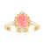 Sweet Home-Rhodochrosit-Goldring