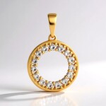 Ciondolo in oro con Diamante Cioccolato I2 (SUHANA)
