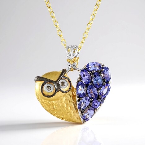 Collana in argento con Tanzanite (Gems en Vogue)