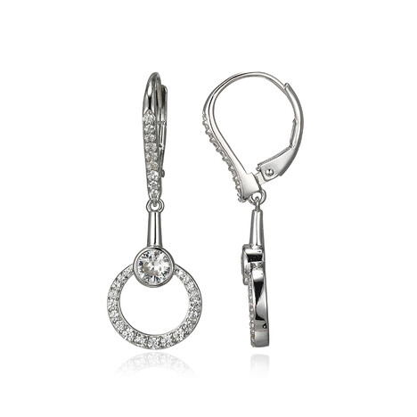 Zirkon-Silberohrringe (Adela Silber)