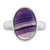 Bague en argent et Fluorite