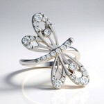 Anello in argento con Zircone