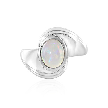 Anello in argento con Opale di Welo
