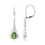 Peridot-Silberohrringe