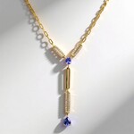 Collana in oro con Tanzanite AAA (CIRARI)