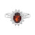 Mozambique Garnet Silver Ring