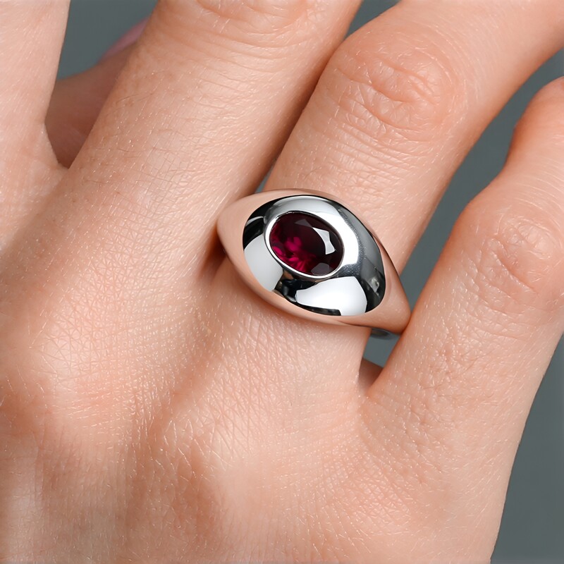 RIFT VALLEY RHODOLITE Silver Ring (Remy Rotenier)