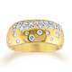 9K VVS1 (G) Diamond Gold Ring (Annette)