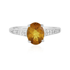 Anillo en plata con Escapolita
