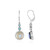 Blue Maniry Labradorite Silver Earrings (KM by Juwelo)