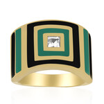 Anello in argento con Topazio Bianco