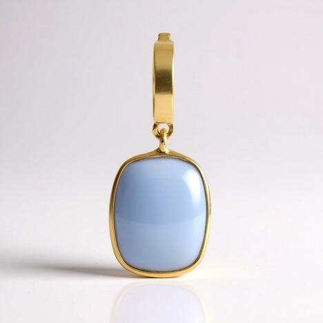 Ciondolo in argento con Opale Blu