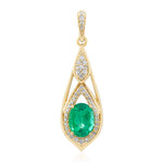 Sambia-Smaragd-Goldanhänger (de Melo)