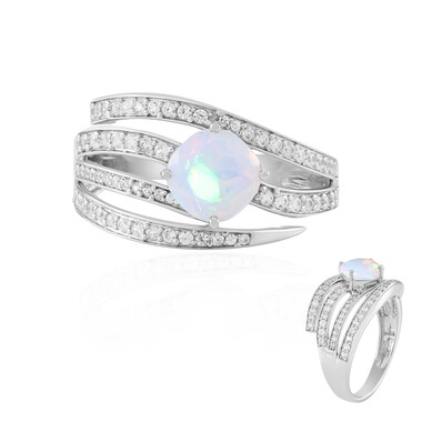 AAA-Welo-Opal-Silberring (de Melo Essence)