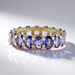 Anello in oro con Tanzanite (de Melo Gold)