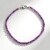 Bracciale in argento con Diamante Porpora (CUSTODANA)