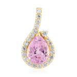 Ciondolo in argento con Kunzite