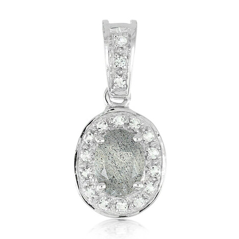 Labradorit-Silberanhänger