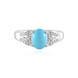 Sleeping Beauty Turquoise Silver Ring (Faszination Türkis)