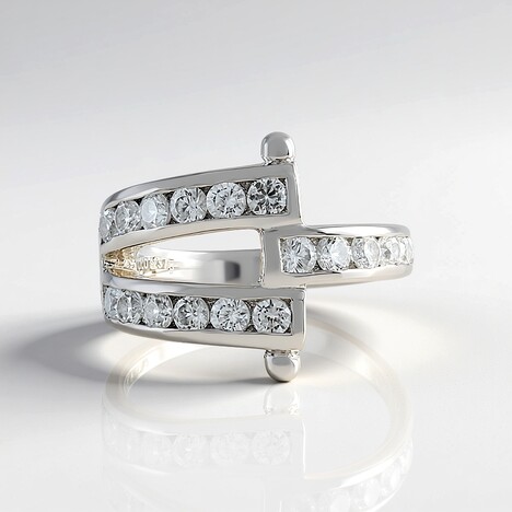 Anello in argento con Zircone