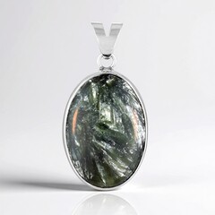 Ciondolo in argento con Serafinite