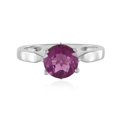 Pink Flouorite Silver Ring