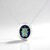 Collana in argento con Quarzo Mistico Blu (MONOSONO COLLECTION)