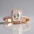 Anello in oro con Morganite