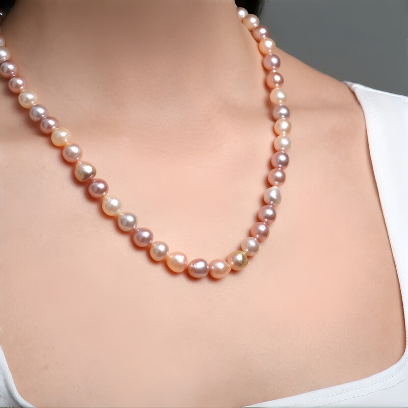 Collar en plata con Perla Ming (TPC)