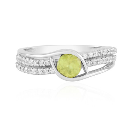Zilveren ring met een Sfeen (de Melo Essence)