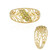 Gelber I2 Brillant-Silberring (Ornaments by de Melo)